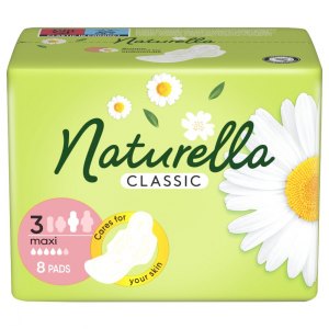 Naturella Classic Maxi podpaski ze skrzydełkami 8 szt