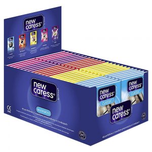 New Caress prezerwatywy 48 portfelik&oacute;w po 3 sztuki