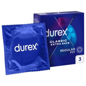 Durex prezerwatywy Classic Extra Safe Regular Fit 3szt