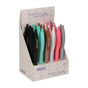 Schemat Długopisy Softy 0.7mm 24szt