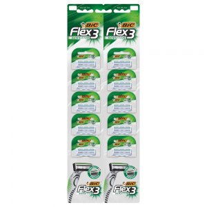 BIC maszynki do golenia Flex 3 Sensitive 10 szt.