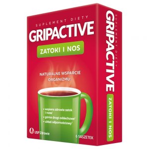 Gripactive zatoki i nos 6 saszetek