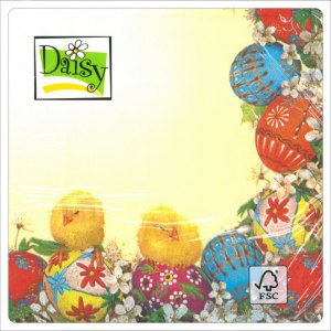 Daisy serwetki wielkanocne Pisanki i kurczaczki 20szt