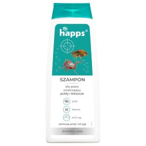 Happs szampon dla ps&oacute;w na pchły i kleszcze 250ml