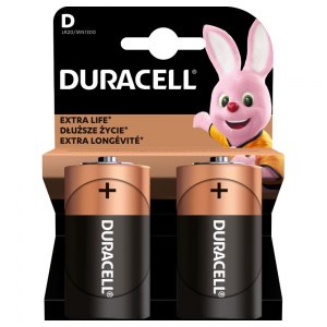 Duracell baterie alkaliczne R20 D 1.5V 2szt