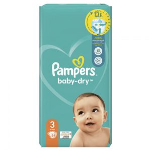 Pampers Baby Dry pieluchy rozmiar 3 6-10kg 54szt
