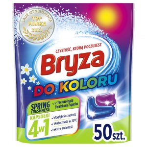 Bryza kapsułki do prania 4w1 do koloru 50 szt.