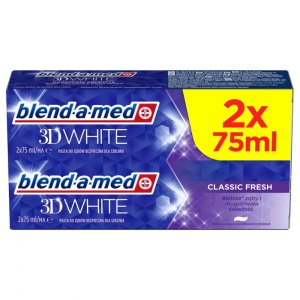 Blend-a-Med 3D White pasta do zębów Classic Fresh 2x75ml