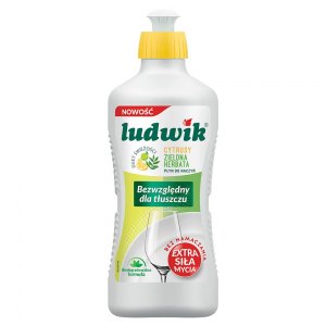 Ludwik płyn do naczyń Cytrusy Zielona Herbata 450g