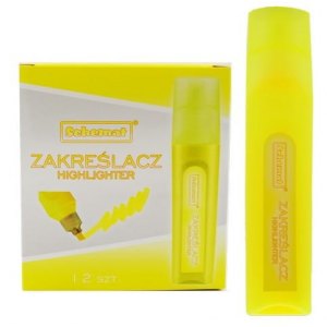 Schemat Zakreślacz ż&oacute;łty 1szt