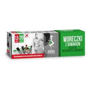 Anna Zaradna woreczki z suwakiem 1,5L 20szt