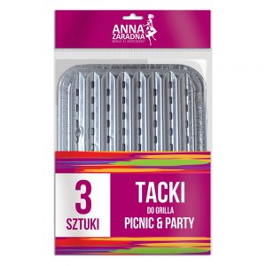 Anna Zaradna Tacki do grilla 3szt