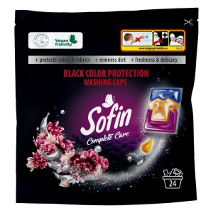 Sofin kapsułki do prania Black Color Protection 24szt