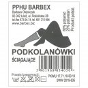 Barbex podkolan&oacute;wki ściągające czarne 1 para