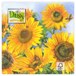 Daisy serwetki ozdobne Słoneczniki 20szt
