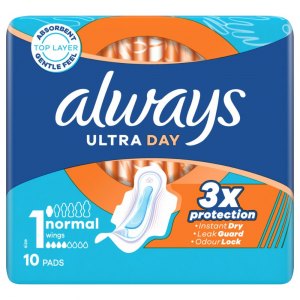 Always Ultra Day Normal podpaski ze skrzydełkami 10 szt