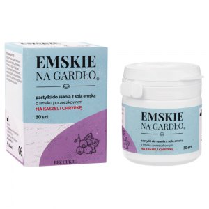 Emskie pastylki do ssania z solą emską Porzeczkowe 30szt