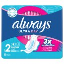 Always Ultra Day Super podpaski ze skrzydełkami 8 szt