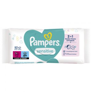 Pampers chusteczki nawilżane Sensitive 52szt
