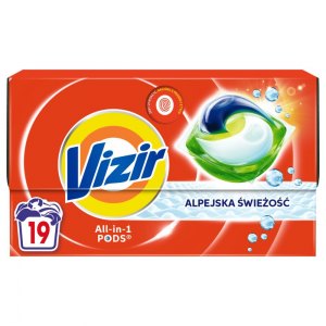 Vizir kapsułki do prania All in 1 Alpejska Świeżość 19szt