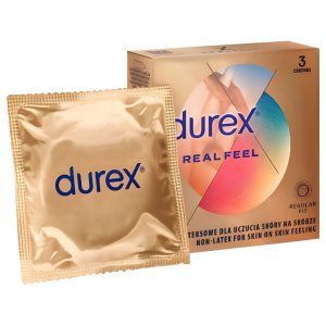 Durex prezerwatywy Real Feel Regular Fit 3szt