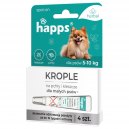 Happs krople na pchły i kleszcze dla małych ps&oacute;w 4szt